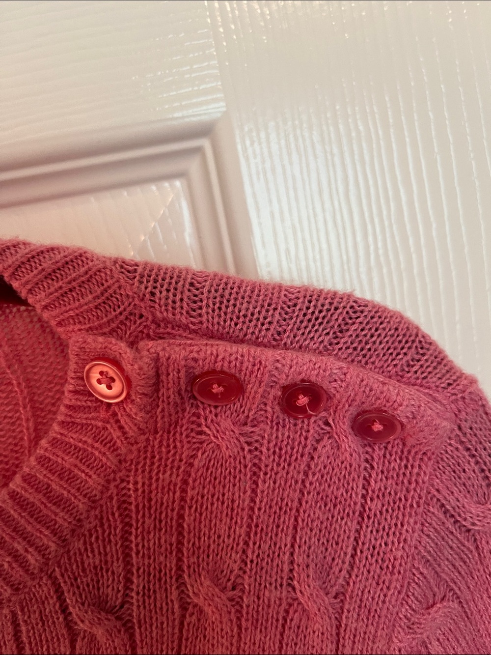 Talbots Lambswool Blend Cable Sweater - Picture 3 of 6